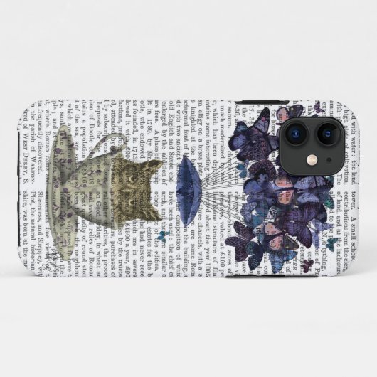 Owl in Teacup Case-Mate iPhone Case (Achterkant (horizontaal))