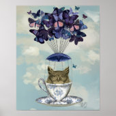 Owl in Teacup Poster (Voorkant)