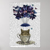 Owl in Teacup Poster (Voorkant)