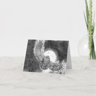 Owl in vlucht kaart