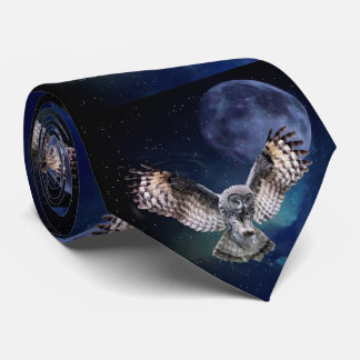 Owl in vlucht stropdas