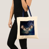 Owl in vlucht tote bag (Voorkant (product))