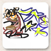 Owl ink night bier onderzetter (Voorkant)