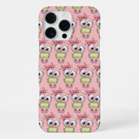 Owl iPhone Case Hoesje (Achterkant)