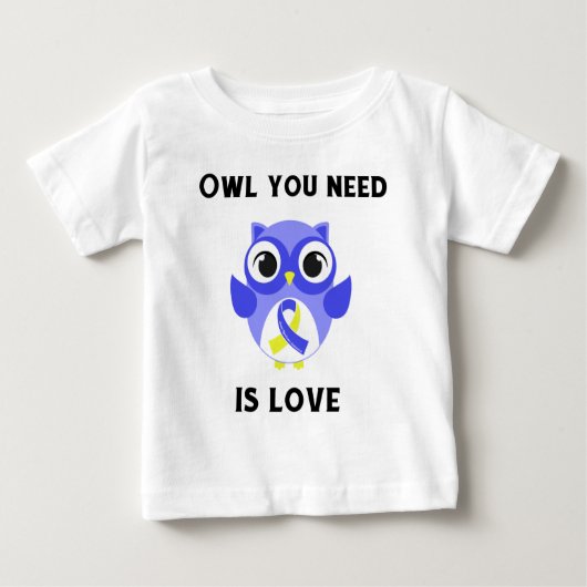Owl je hebt liefde nodig, downsyndroom bewustzijn (Voorkant)