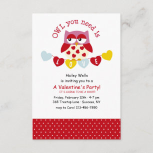 Owl je hebt liefde nodig kaart