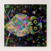 Owl Jigzaag Puzzle - Kunstschilderijen Legpuzzel (Horizontaal)