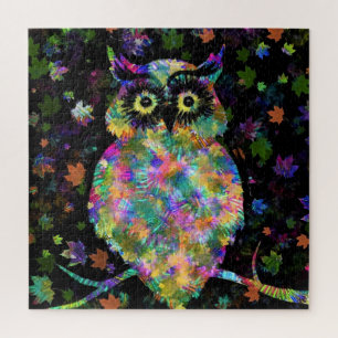 Owl Jigzaag Puzzle - Kunstschilderijen Legpuzzel