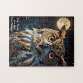 Owl Jigzaag Puzzle Legpuzzel (Horizontaal)