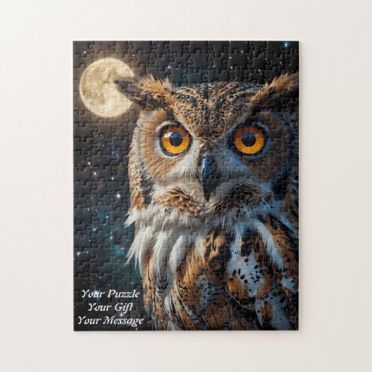 Owl Jigzaag Puzzle Legpuzzel (Verticaal)