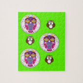 Owl Jigzaag Puzzle Legpuzzel (Verticaal)