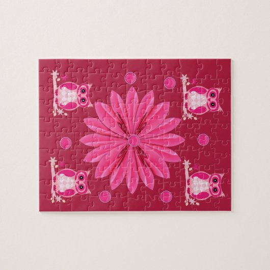 Owl Jigzaag Puzzle Legpuzzel (Horizontaal)