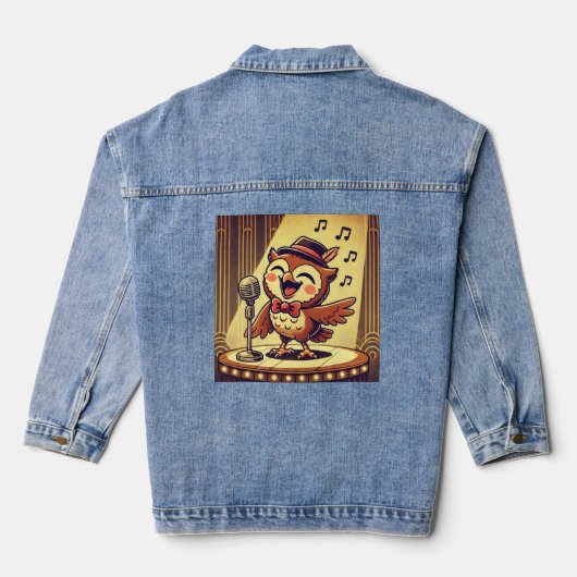 Owl Jolson -  jazzzzanguil Denim Jacket (Achterkant)