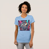 Owl Jolson, zanger van de Neon Jazz Club T-shirt (Voorkant volledig)