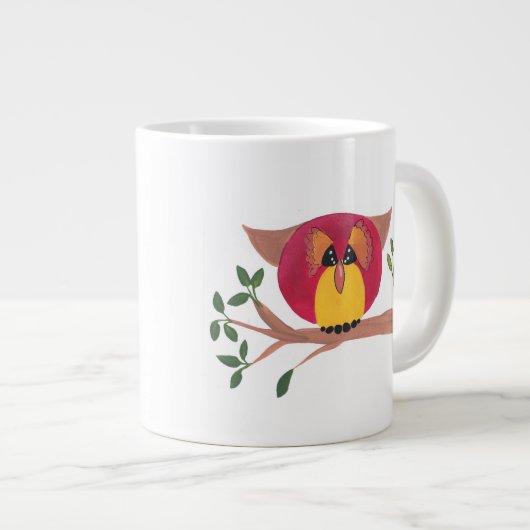 Owl Jumbo Mok (Voorkant rechts)