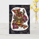 Owl Kaart (Gele Bloem)