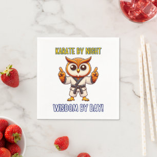 Owl Karate Sport Martial Arts Training Servet