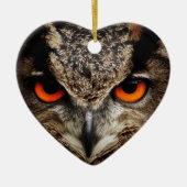 Owl Keramisch Ornament (Voorkant)
