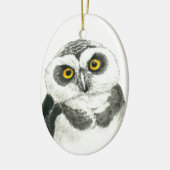 Owl Keramisch Ornament (Links)