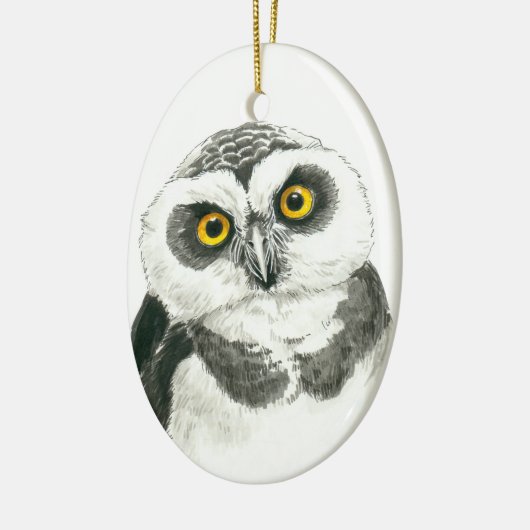 Owl Keramisch Ornament (Links)
