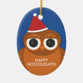 Owl kerstkerstkerstkerstsieraad keramisch ornament