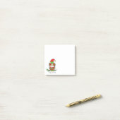 Owl Kerstmis Cute Funny Holiday Post-it® Notes (Op bureau)