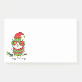 Owl Kerstmis Cute Funny Holiday Post-it® Notes (Voorkant)