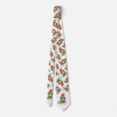 Owl Kerstmis Cute Funny Holiday Stropdas (Achterkant)