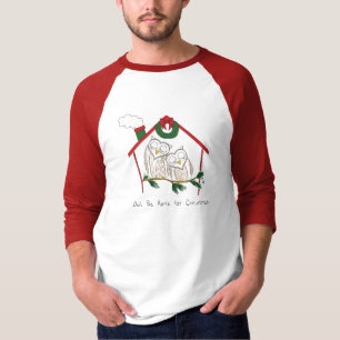 Owl Kerstmis Cute Funny Holiday T-shirt