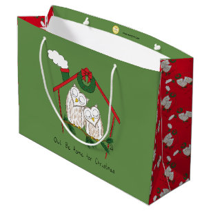 Owl Kerstmis Kinderen Groot Cadeauzakje