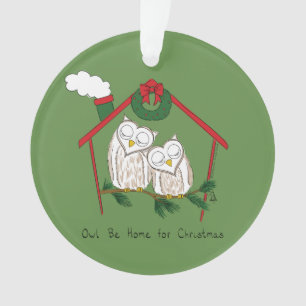Owl Kerstmis Kinderen Ornament