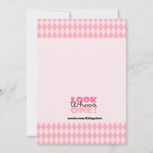 Owl Kijk eens wie de uitnodiging van één dag is (Achterkant)