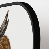 Owl Kijk wie er speelt Pickleball Paddle (Links Detail)