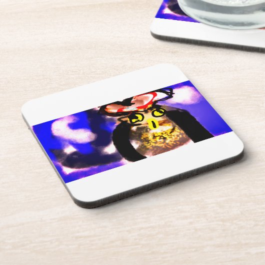 Owl king bier onderzetter (Linkerzijde)