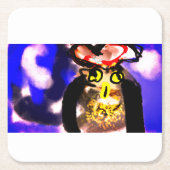 Owl king kartonnen onderzetters (Voorkant)