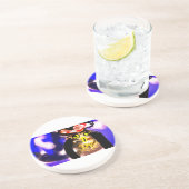 Owl king zandsteen onderzetter (Zijkant)