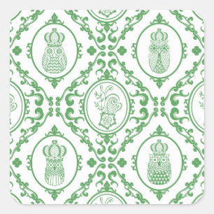 Owl Kingdom Vierkante Sticker