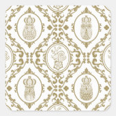 Owl Kingdom Vierkante Sticker (Voorkant)