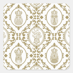 Owl Kingdom Vierkante Sticker