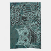 Owl Kitchen Towel 16 x 24 inch Theedoek (Verticaal)