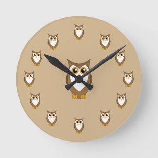 Owl Kitchen Wall Clock Owl Lovers Gift Ronde Klok
