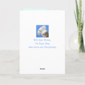 Owl, Kitten en muis gaan goed Kaart (Achterkant)