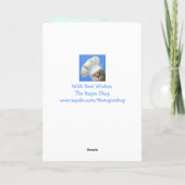 Owl, Kitten en muis, geboortedag Kaart (Achterkant)