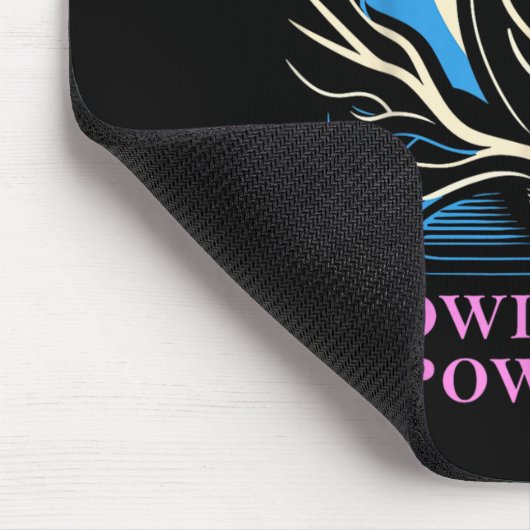 Owl - Knowledge Is Wer - Wisdom Owl Design  Muismat (Hoek)