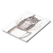 Owl koffie-tijd notitieblok (Linkerzijde)