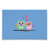 Owl koppel foto afdruk (Voorkant)