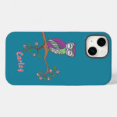 Owl Kunst bij de Illustratie van de nacht Geperson Case-Mate iPhone Case (Achterkant (horizontaal))