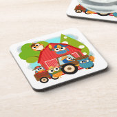 Owl Landbouwers Drankjes Onderzetter (Linkerzijde)