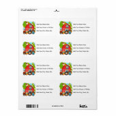 Owl Landbouwers Etiket (Full Sheet)