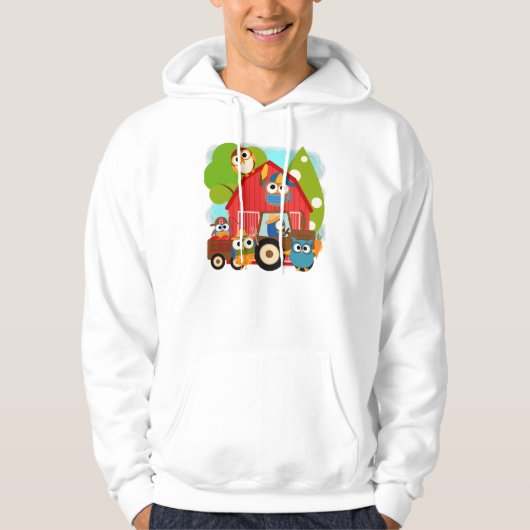 Owl Landbouwers Hoodie (Voorkant)